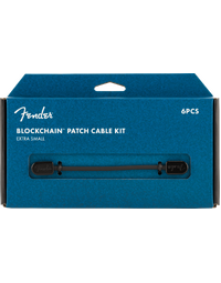 Fender Blockchain Patch Cable Kit Black Extra Small