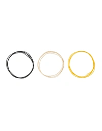 Fender American Pure Vintage Cloth Wire 22 AWG Black White Yellow 5'