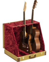 Fender Classic Series Case Stand 3 Guitar Tweed