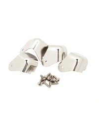 Fender American Pure Vintage 2-Screw Mount Amplifier Corners Nickel (Set of 4)