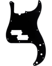 Fender Pickguard – P-Bass, 13 Hole, Notch, 3ply Black