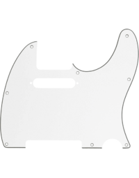 Fender Pickguard - Tele, 8 Hole, Parchment