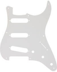 Fender American '50s Vintage-Style Stratocaster Pickguard SSS 8-Hole Mount 1-Ply White
