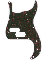 Fender American '60s Vintage-Style Precision Bass Pickguard 13-Hole 4-Ply Brown Tortoiseshell w/ Truss Rod Notch