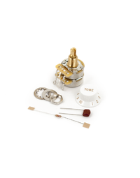 Fender TBX (Treble Bass Expander) Tone Control Pot Kit 250k / 1 Meg w/ Cap, Knob, Resistor & Mounting Hardware