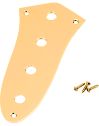 Fender American Jazz Bass Brass Control Plate 4-Hole Gold