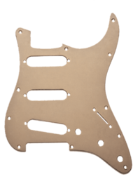 Fender Pickguard - Strat, 11 Hole, Gold Anodized
