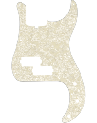 Fender Pickguard - P-Bass 4-Ply Aged White Pearl 13 Hole Modern Style