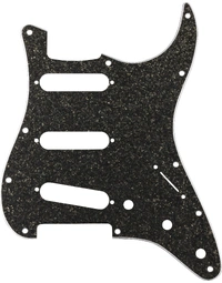 Fender American Hybrid Glass / Glitter Stratocaster SSS Pickguard Dark Gray Sparkle