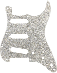 Fender American Hybrid Glass / Glitter Stratocaster SSS Pickguard Silver Sparkle
