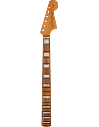 Fender Jazzmaster Block Inlays Roasted Maple Neck 22 Medium Jumbo Frets 9.5" Radius Modern C Shape Pau Ferro Fingerboard