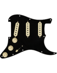 Fender Pre-Wired Stratocaster Pickguard Custom Shop Custom '69 SSS Black 11 Hole PG