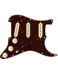 Fender Pre-Wired Stratocaster Pickguard Vintage Noiseless SSS Single-Coil Tortoiseshell 11 Hole PG