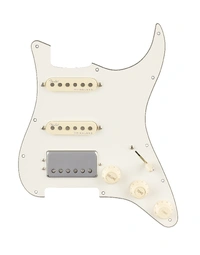 Fender American Pre-Wired Stratocaster Pickguard Quadra Tap/Ultra Noiseless HSS Parchment 11 Hole PG