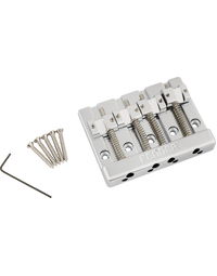 Fender HiMass 4-String Bass Bridge Assembly w/ Zinc Saddles Chrome