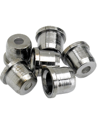 Fender American Strings-Through-Body String Ferrules for Modern Style Telecaster Chrome (Pack of 6)