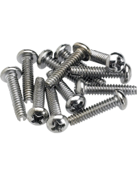 Fender Pickup Selector Switch Mounting Screws Chrome (Set of 12) 