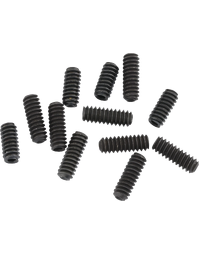 Fender American Series Stratocaster / Telecaster ('86 - '07) Bridge Saddle Height Adjustment Screws Black (Set of 12)