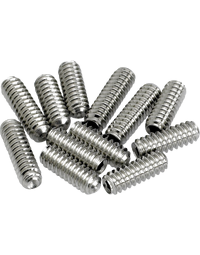 Fender American Vintage Stratocaster / Telecaster Saddle Height Adjustment Screws Nickel (Pack of 12)