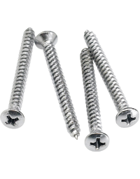 Fender Neck Mounting Screws Chrome (Pack of 4)