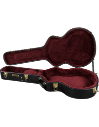 Gretsch G6241 16" Deluxe Hollow Body Electric Guitar Wood Hardshell Case Black