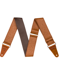 Fender Tooled Leather Guitar Strap 2" Brown