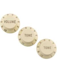 Fender American Road Worn Stratocaster Knobs Aged White