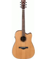 Ibanez AW65ECE LG Artwood Solid Acoustic Guitar - Natural Low Gloss