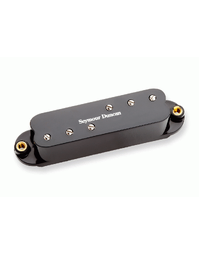 Seymour Duncan SDBR-1B Duckbuckers for Strat Bridge Single-Coil-Sized Humbucker Black
