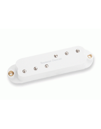 Seymour Duncan SDBR-1B Duckbuckers for Strat Bridge Single-Coil-Sized Humbucker White