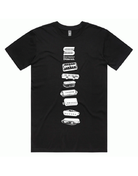 Seymour Duncan Stacked Pickups T-Shirt XXL