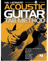 HAL LEONARD ACOUSTIC GUITAR TAB METHOD BOOK 1 (BK/OLA)