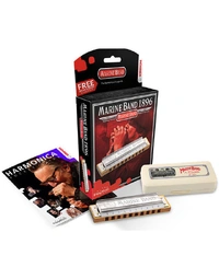 Hohner Marine Band 1896 Classic Harmonica Key of A Natural Minor