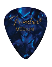 Fender American Premium Celluloid 351 Shape Picks Medium .71 Blue Moto (Pack of 144)