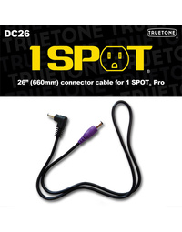 1 Spot 26" DC Cable Male R-Angle to Male Straight Cable