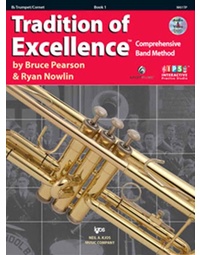 TRADITION OF EXCELLENCE BK 1 TRUMPET BK/DVD