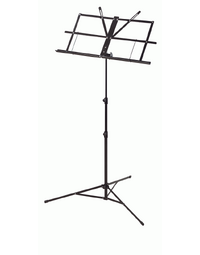 Armour MS3127BK Lightweight Foldable Music Stand with Bag - Black