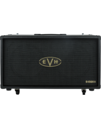 EVH 5150III EL34 2x12 212ST Cabinet - Black with Gold Motif