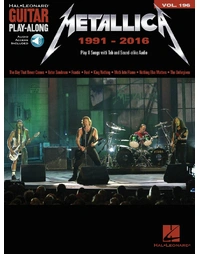 METALLICA 1991-2016 GUITAR PLAYALONG V196 BK/OLA