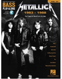 METALLICA 1983-1988 BASS PLAYALONG V21 BK/OLA