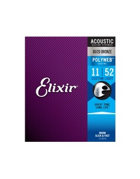 Elixir Acoustic Polyweb Custom Light 11-52 - 11025