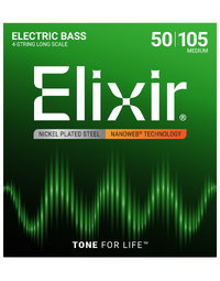 Elixir Bass Nanoweb NPS 4 String Medium 50-105 Strings - 14102