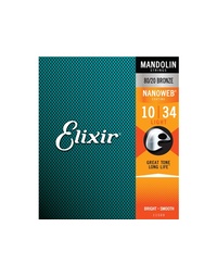 Elixir Mandolin Nanoweb Light 10-34 - 11500