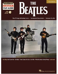 THE BEATLES DELUXE GUITAR PLAYALONG V4 BK/OLA