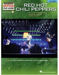 RED HOT CHILI PEPPERS DELUXE GUITAR PLAYALONG V8 BK/OLA
