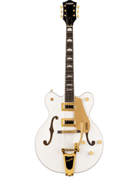 Gretsch G5422TG Electromatic Hollow Body Double-Cut Bigsby & Gold Hardware LRL Snowcrest White