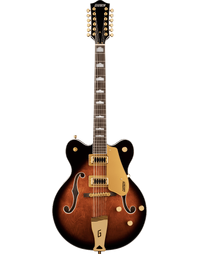 Gretsch G5422G-12 Electromatic Hollow Body Double-Cut 12-String Gold Hardware LRL Single Barrel Burst