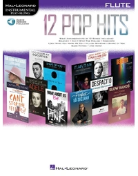 12 Pop Hits Flute Book / Online Audio
