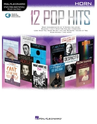 12 Pop Hits Horn Book / Online Audio