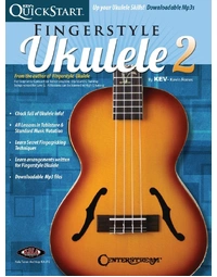 Kev's Quickstart For Fingerstyle Ukulele Volume 2 Book / Online Audio